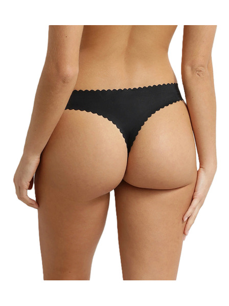 DIM DIM BODY TOUCH DAILY STRING - Dámske bezšvové nohavičky - čierna