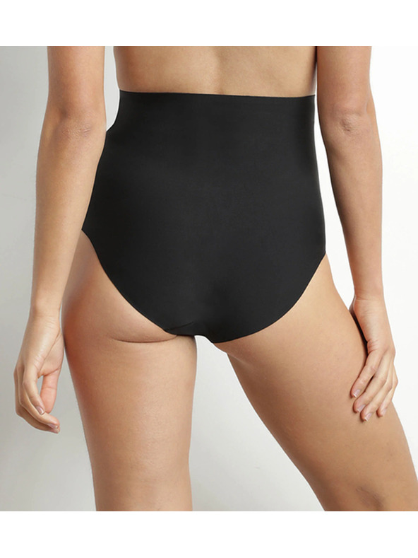 DIM DIM MID WAIST BRIEF - Dámske formujúce nohavičky s vyšším pásom - čierna