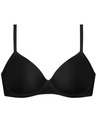 DIM DIM INVISIBLE WIRELESS PADDED BRA - Dámska hladká podprsenka bez kostíc - čierna