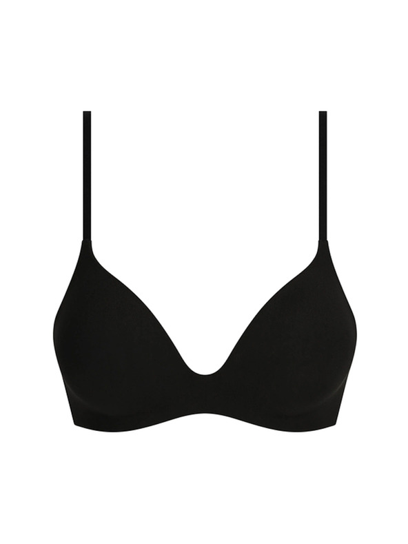 DIM DIM INVISIBLE WIRELESS PADDED BRA - Dámska podprsenka bez kostíc - čierna