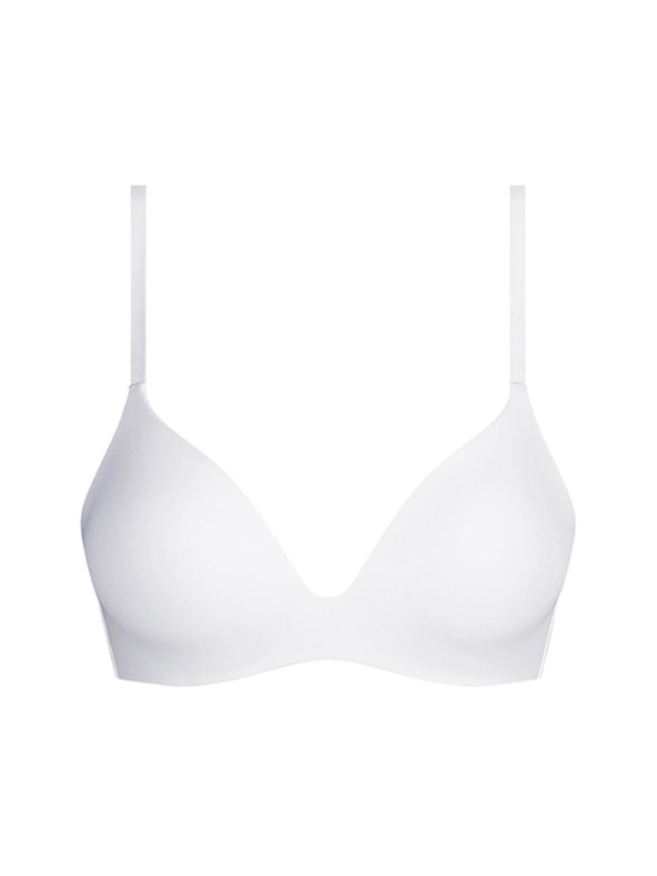 DIM DIM INVISIBLE WIRELESS PADDED BRA - Dámska podprsenka bez kostíc - biela