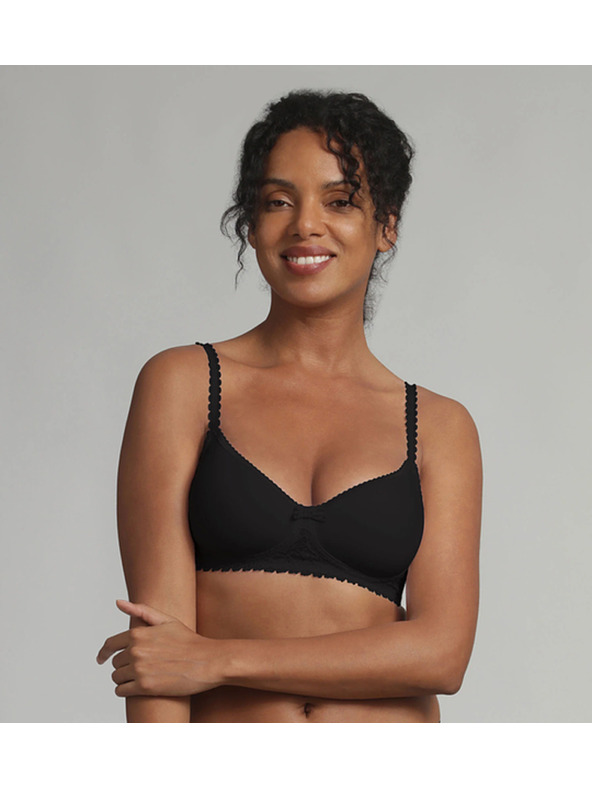 Playtex PLAYTEX RCS WIREFREE PADDED BRA - Dámska podprsenka bez kostíc - čierna