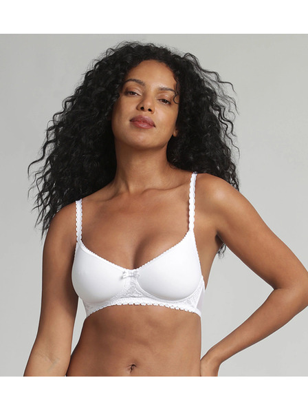 Playtex PLAYTEX RCS WIREFREE PADDED BRA - Dámska podprsenka bez kostíc - biela