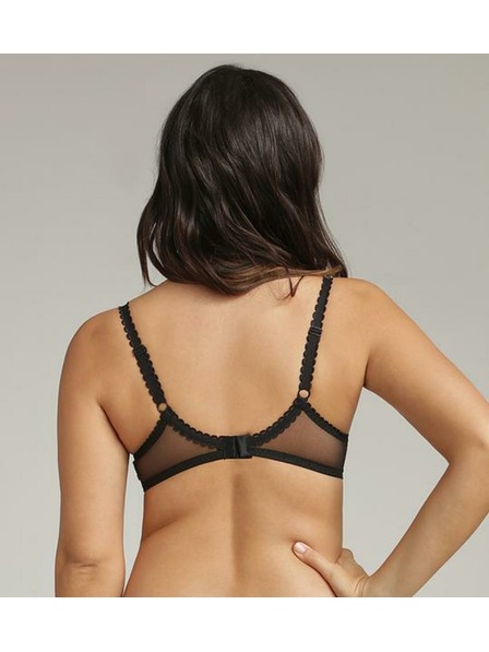 Playtex PLAYTEX RCS FLOWER ELEGANCE UNDERWIRE BRA - Dámska krajková podprsenka s kosticou - čierna