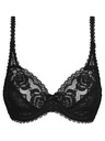 Playtex PLAYTEX RCS FLOWER ELEGANCE UNDERWIRE BRA - Dámska krajková podprsenka s kosticou - čierna