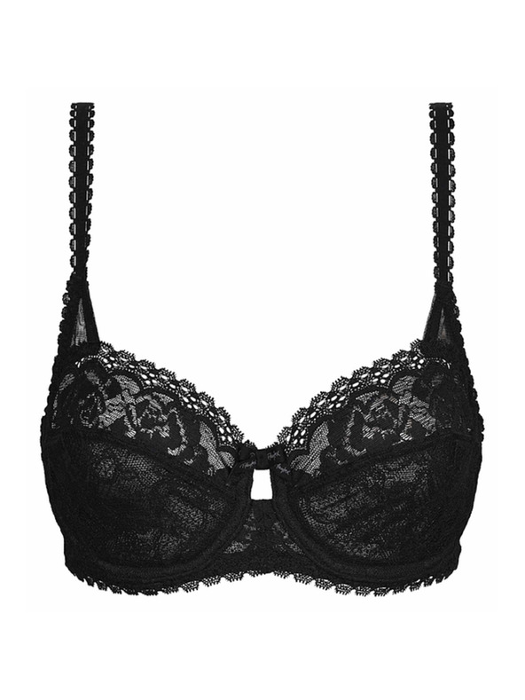 Playtex PLAYTEX RCS UNDERWIRE BALCONETTE BRA - Dámska čipková podprsenka s kosticou - čierna