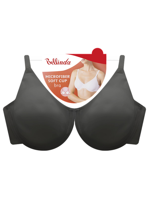 Bellinda MICROFIBRE PADDED BRA - Dámska vyztužená podprsenka - čierna