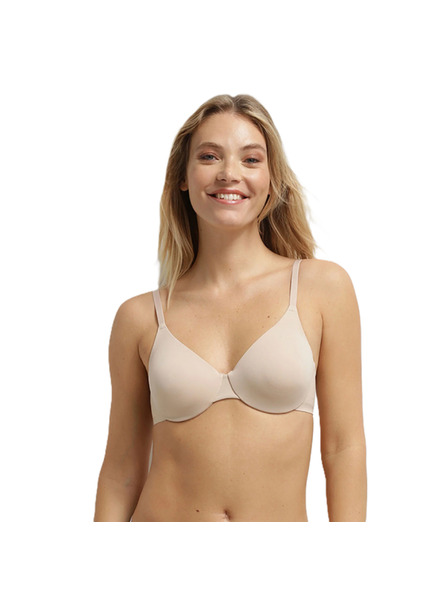 DIM DIM INVISIBLE UNDERWIRE FULL CUP BRA - Dámska podprsenka s kosticou - tieľová
