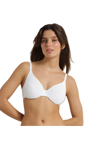DIM DIM INVISIBLE UNDERWIRE FULL CUP BRA - Dámska podprsenka s kosticou - biela