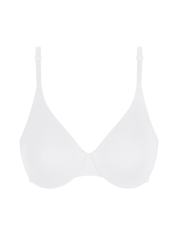 DIM DIM INVISIBLE UNDERWIRE FULL CUP BRA - Dámska podprsenka s kosticou - biela