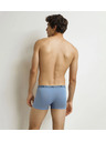 DIM DIM GOTS COTTON STRETCH BOXER 3x - Pánske boxerky z bio bavlny 3ks - šedá - modrá - čierna
