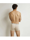 DIM DIM GOTS COTTON STRETCH BOXER 3x - Pánske boxerky z bio bavlny 3ks - zelená - svetlo hnedá - svetlo modrá
