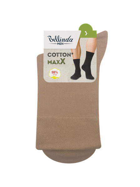 Bellinda COTTON MAXX MEN SOCKS - Pánske bavlnené ponožky - béžová