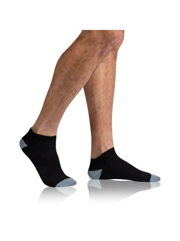 Bellinda SPORT MEN IN-SHOE 3x - Pánske člankové ponožky 3 páry - čierna
