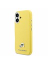 Karl Lagerfeld Karl Lagerfeld PU Karl and Choupette Heads Pins MagSafe Zadný kryt pre iPhone 17 Yellow