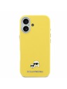 Karl Lagerfeld Karl Lagerfeld PU Karl and Choupette Heads Pins MagSafe Zadný kryt pre iPhone 17 Yellow