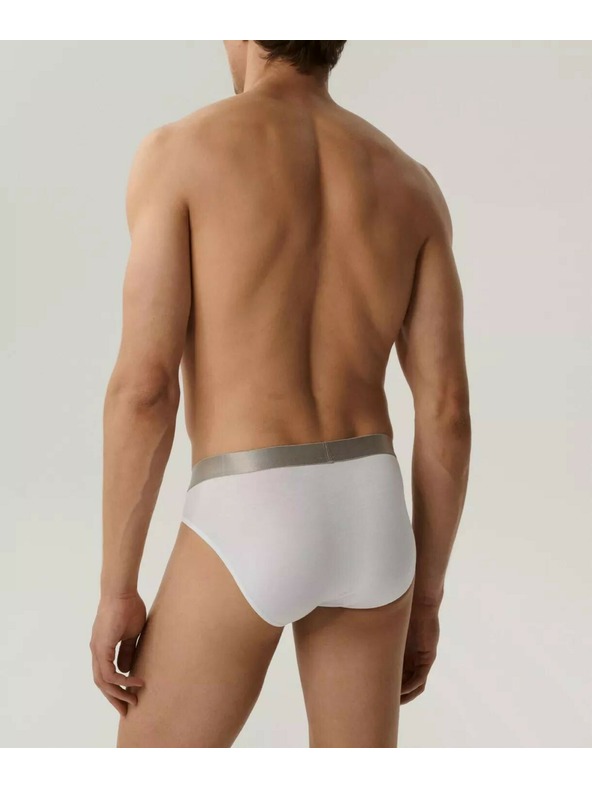 Atlantic Pánske priliehavé boxerky ATLANTIC - biele