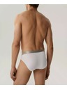 Atlantic Pánske priliehavé boxerky ATLANTIC - biele