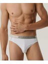 Atlantic Pánske priliehavé boxerky ATLANTIC - biele
