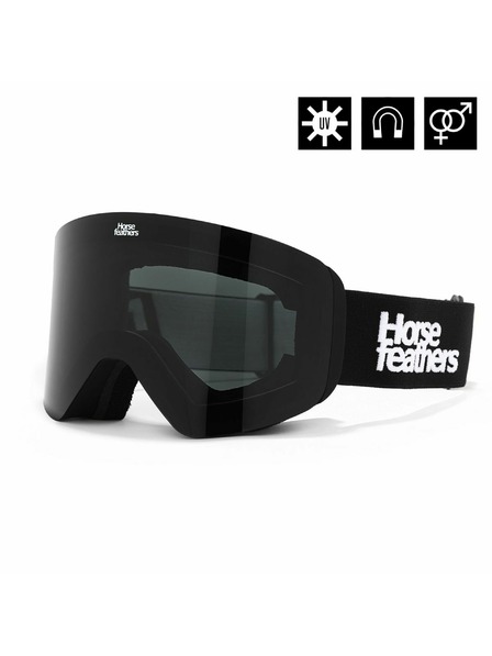 Horsefeathers Snowboardové okuliare Colt - black/smoke