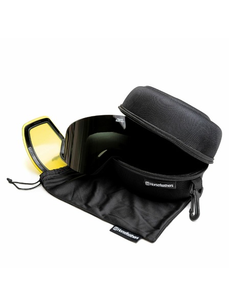 Horsefeathers Snowboardové okuliare Colt - black/smoke