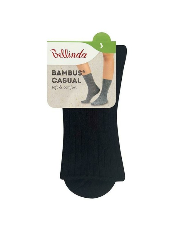 Bellinda BAMBUS CASUAL SOCKS - Zimné bambusové ponožky - čierna
