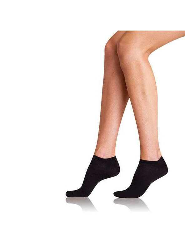 Bellinda COTTON IN-SHOE SOCKS 2x - Dámske krátke ponožky 2 páry - čierna