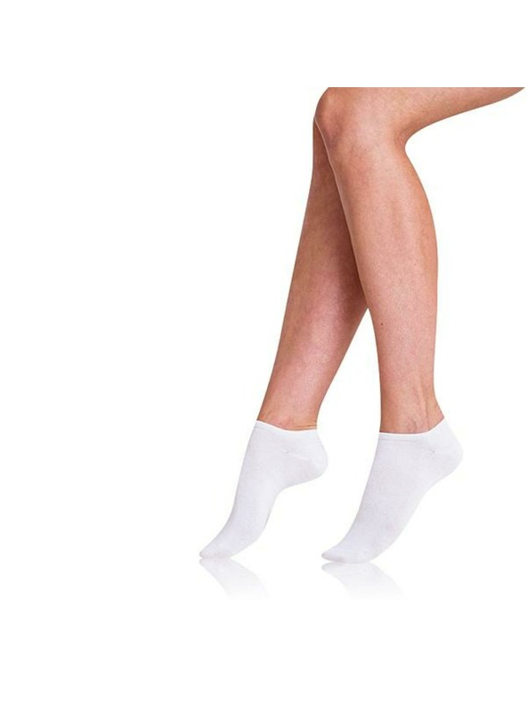 Bellinda COTTON IN-SHOE SOCKS 2x - Dámske krátke ponožky 2 páry - biela