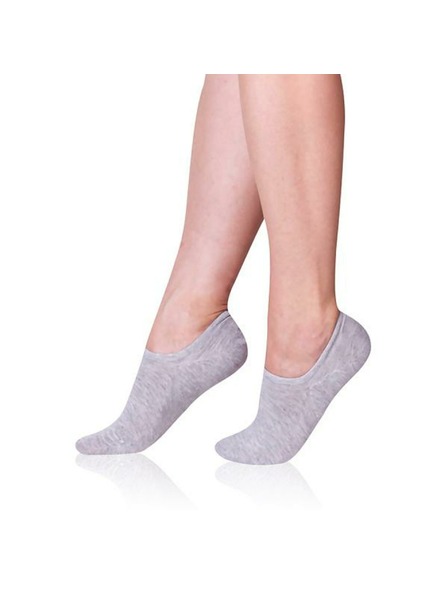Bellinda BAMBUS SNEAKER SOCKS - Dámske ponožky invisible - sivá