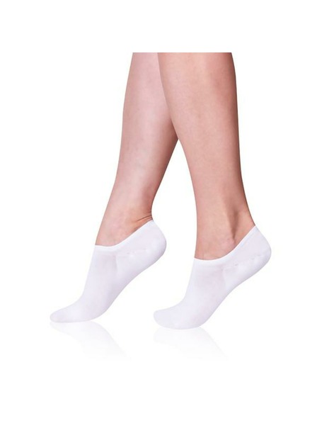Bellinda BAMBUS SNEAKER SOCKS - Dámske ponožky invisible - biela