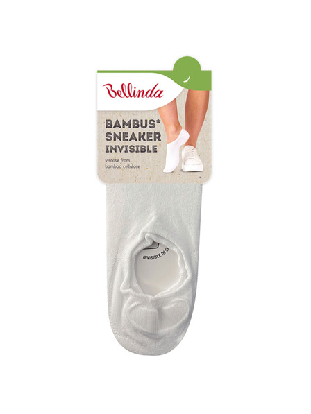 Bellinda BAMBUS SNEAKER SOCKS - Dámske ponožky invisible - biela