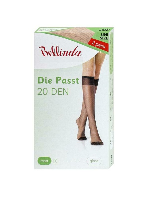 Bellinda DIE PASST KNEE-HIGHS 20 DEN - Dámske matné silónkové podkolienky - almond