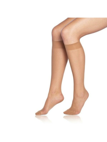 Bellinda DIE PASST KNEE-HIGHS 20 DEN - Dámske matné silónkové podkolienky - amber