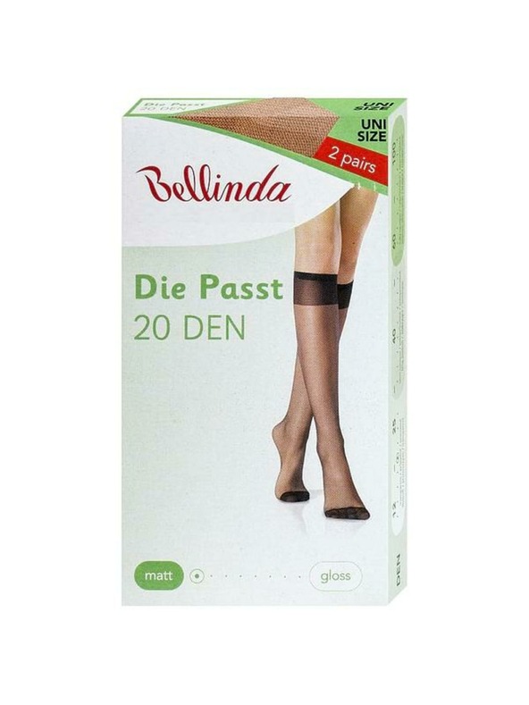 Bellinda DIE PASST KNEE-HIGHS 20 DEN - Dámske matné silónkové podkolienky - amber