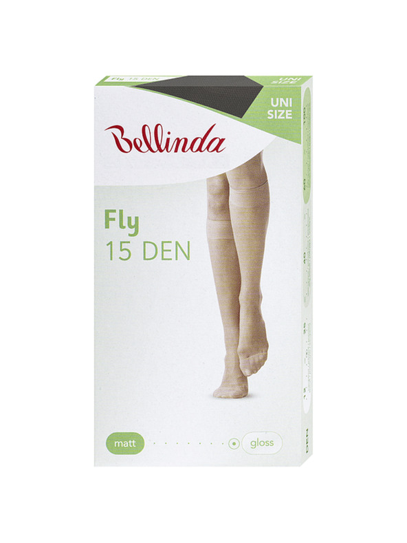 Bellinda FLY KNEE HIGHS 15 DEN - Silónkové podkolienky - čierna