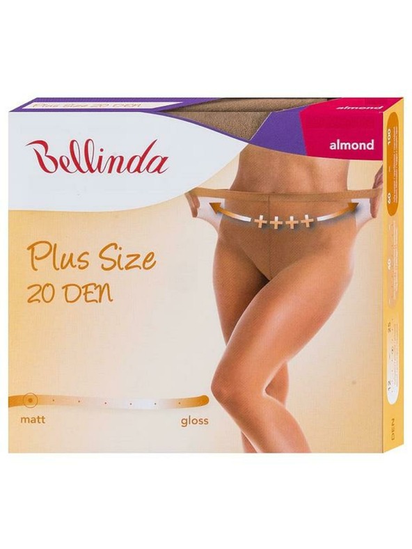 Bellinda Telové pančuchové nohavice Bellinda PLUS SIZE 20 DEN