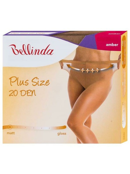 Bellinda Telové pančuchové nohavice Bellinda PLUS SIZE 20 DEN