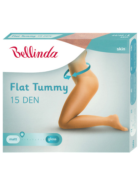Bellinda Teplákové pančuchové nohavice BELLINDA Flat Tummy 15 DEN