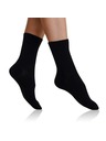 Bellinda Čierne dámske ponožky Bellinda COTTON MAXX LADIES SOCKS