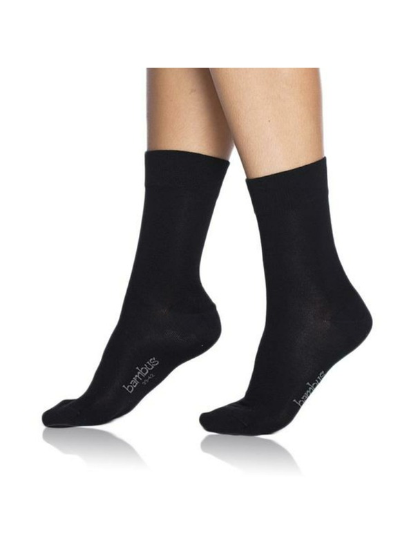 Bellinda Čierne dámske nohavičky Bellinda BAMBUS COMFORT SOCKS