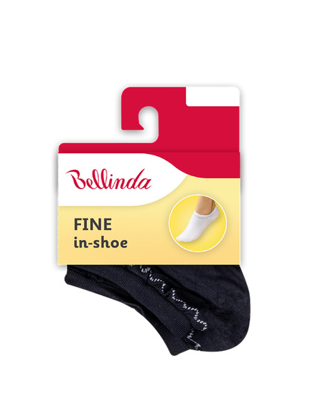 Bellinda Čierne dámske ponožky Bellinda FINE IN-SHOE SOCKS