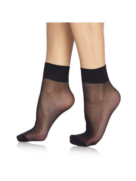 Bellinda Súprava dvoch párov matných hodvábnych ponožiek v čiernej farbe Bellinda DIE PASST SOCKS