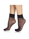 Bellinda Súprava dvoch párov matných hodvábnych ponožiek v čiernej farbe Bellinda DIE PASST SOCKS