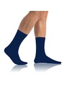 Bellinda Tmavomodré pánske ponožky Bellinda BAMBUS COMFORT SOCKS