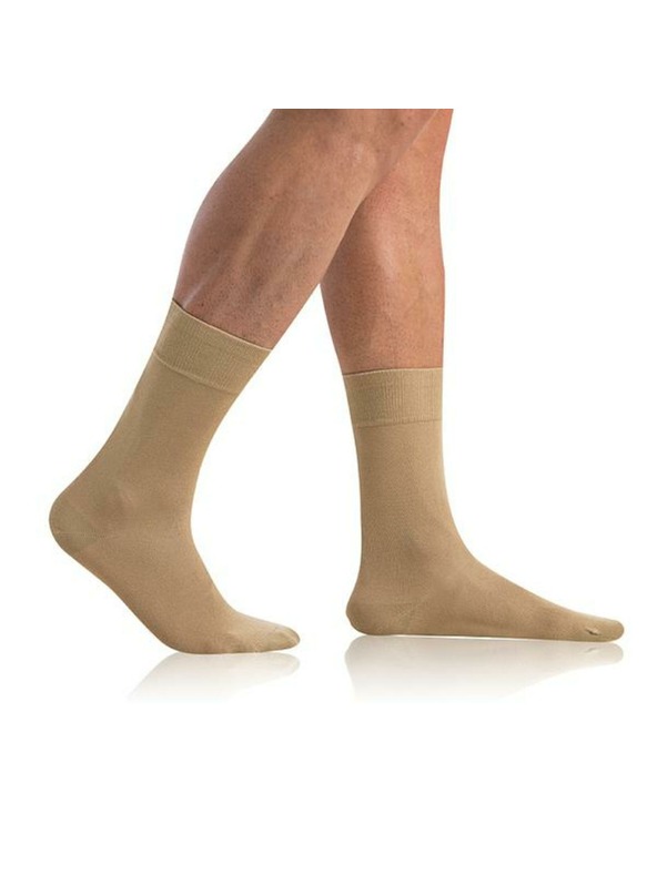 Bellinda Béžové pánske ponožky Bellinda BAMBUS COMFORT