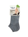 Bellinda Šedé pánske ponožky Bellinda BAMBUS AIR IN-SHOE SOCKS