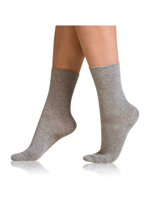 Bellinda Šedé ponožky Bellinda COTTON COMFORT