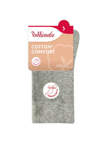 Bellinda Šedé ponožky Bellinda COTTON COMFORT