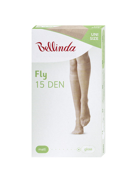 Bellinda Dámske hodvábne podkolienky Bellinda FLY KNEE HIGHS 15 DEN