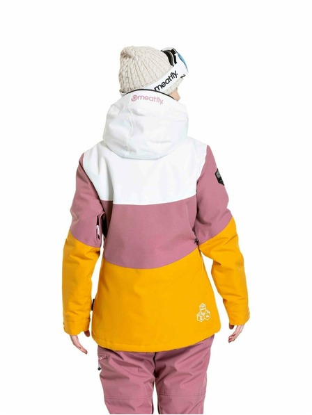 Meatfly Meatfly dámska SNB & SKI bunda Kirsten White / Sunflower